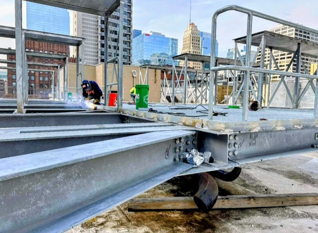 Chicago City Hall Rooftop RTU Platforms field photo 4