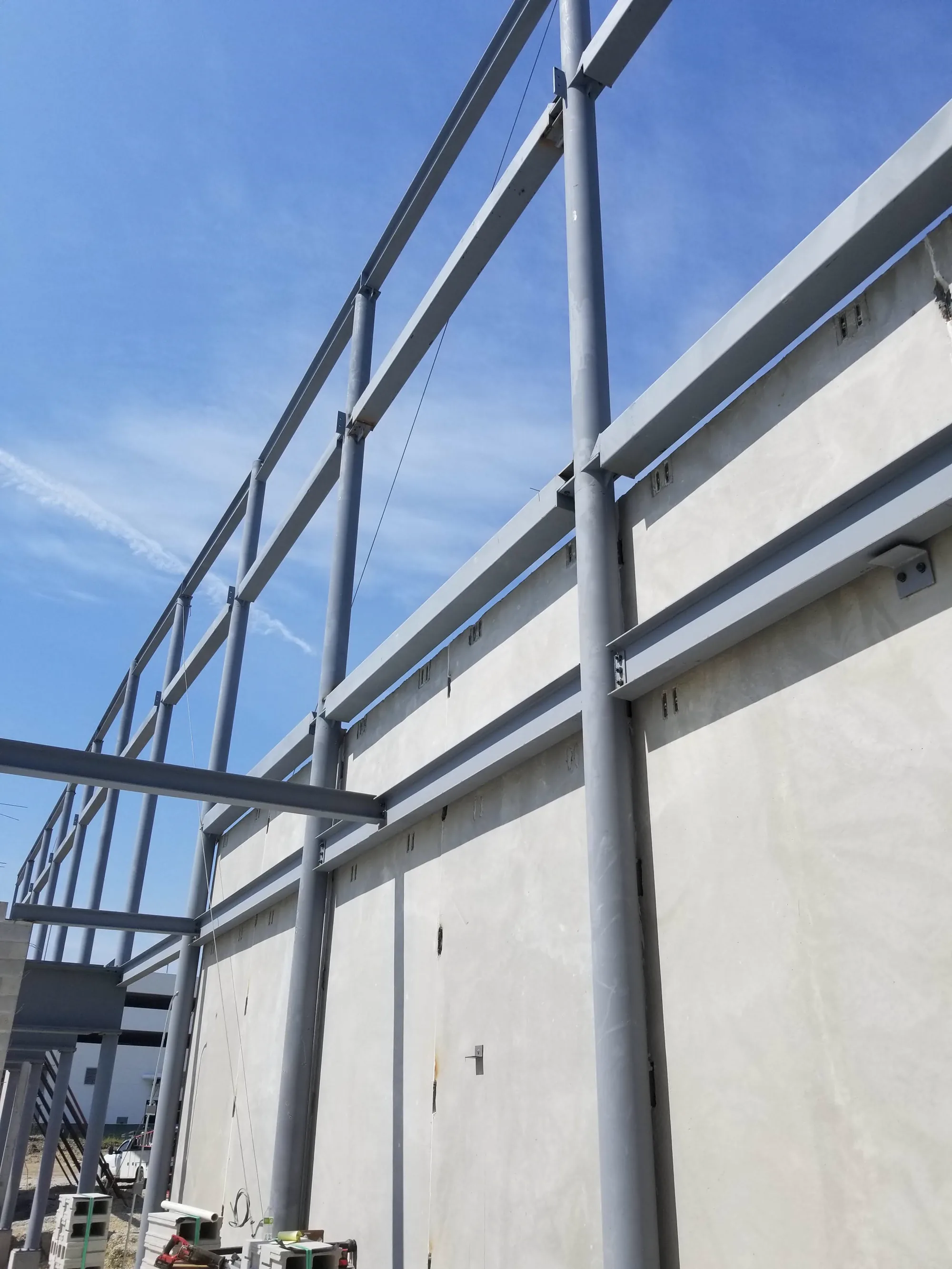 FMC Natatorium structural steel erection and construction progress photo 27