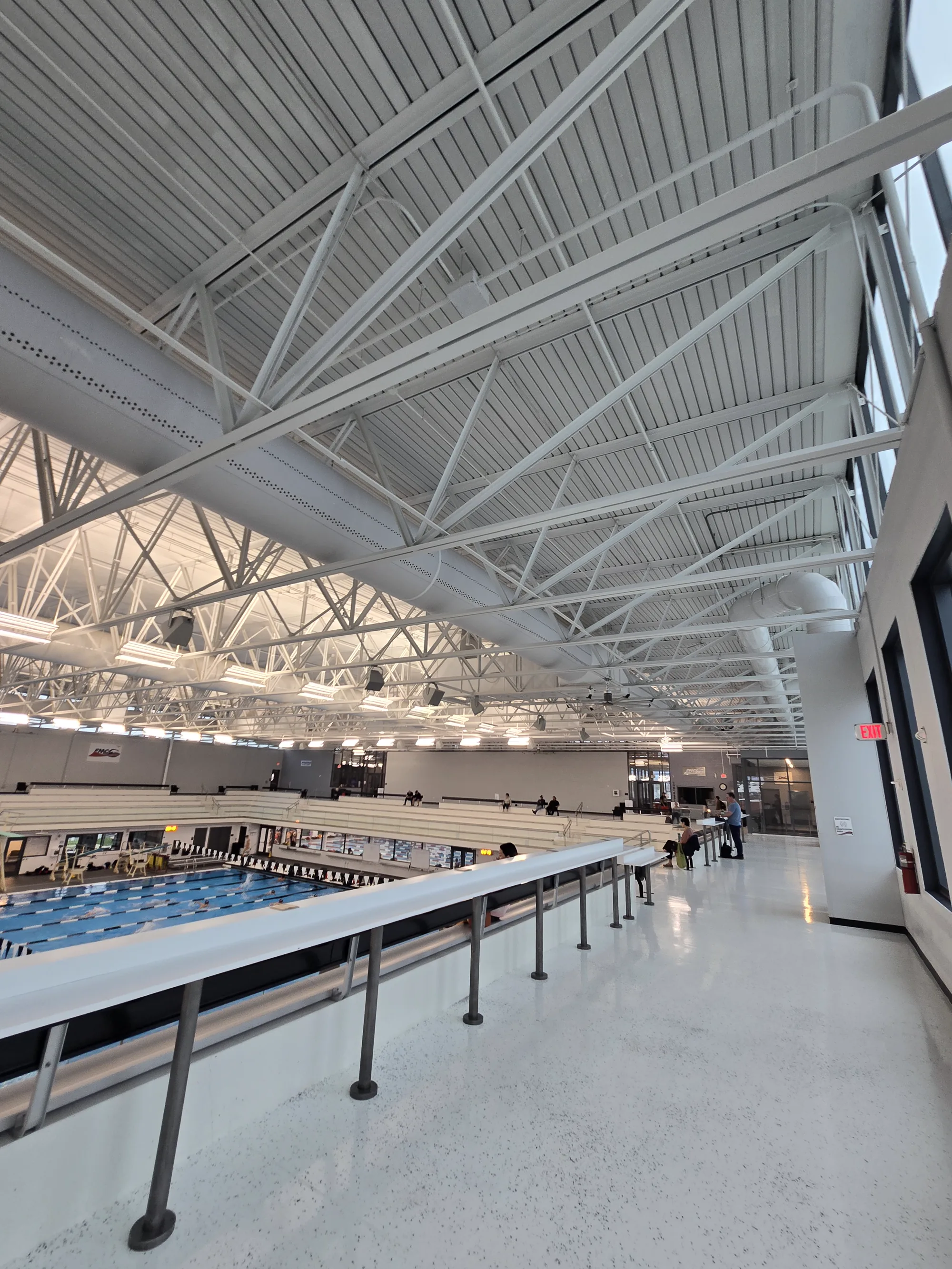 FMC Natatorium structural steel erection and construction progress photo 50