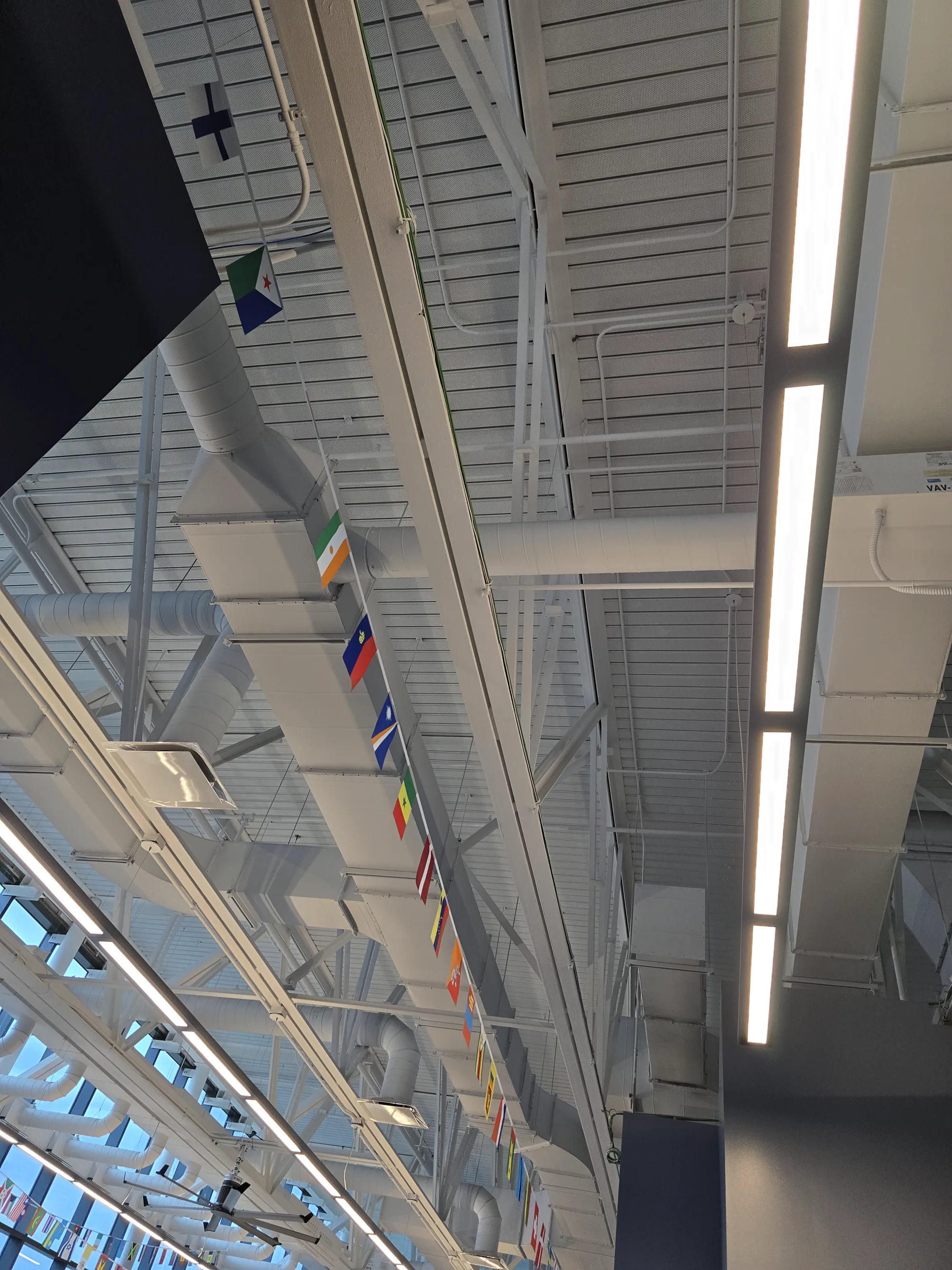 FMC Natatorium structural steel erection and construction progress photo 54
